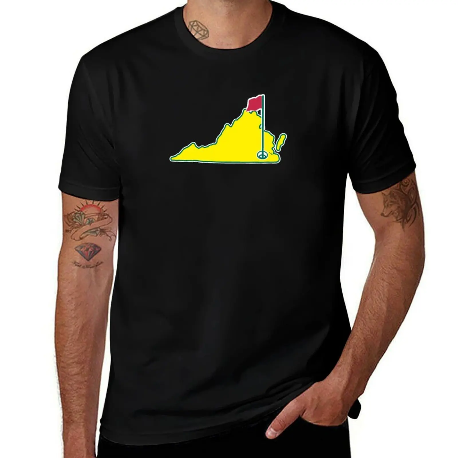 virginia golf T-Shirt Casual Basic Street Style T-Shirt