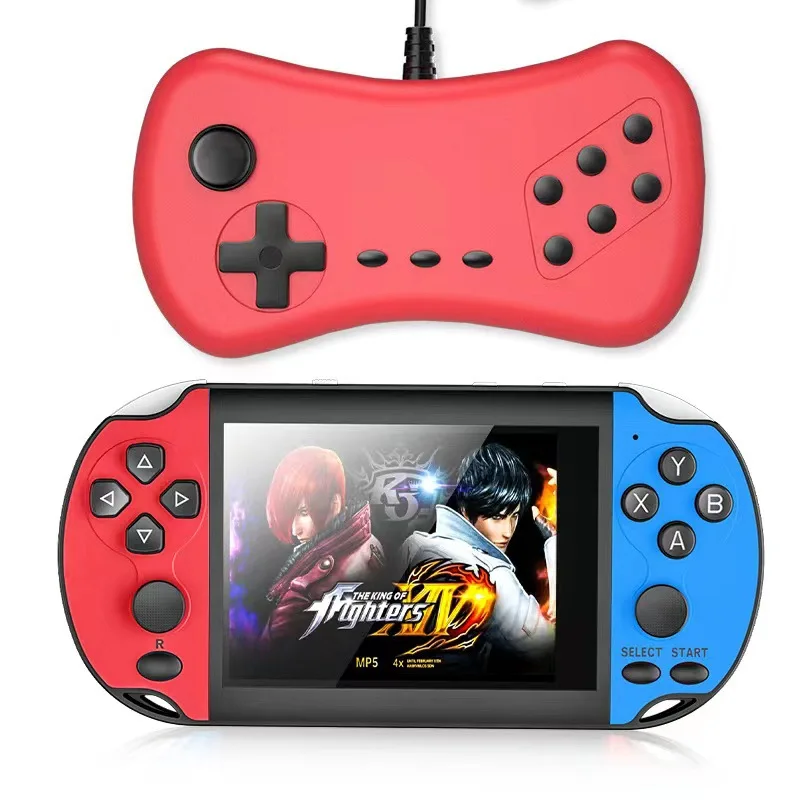 Newest Portable X7s Game console MP5 Video Game 8G Double-rocker Classic Game Retro Mini Handheld Mini 3.5 Inch HD consoles