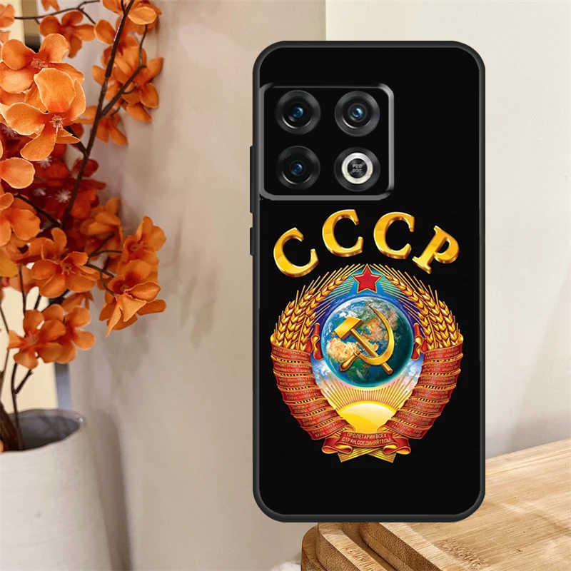 빈티지 소련 CCCP Funda OnePlus 13 13R 12 12R 11 10 Pro 8T 10T OnePlus Nord 4 CE 2 3 Lite N30 N20 N10 케이스
