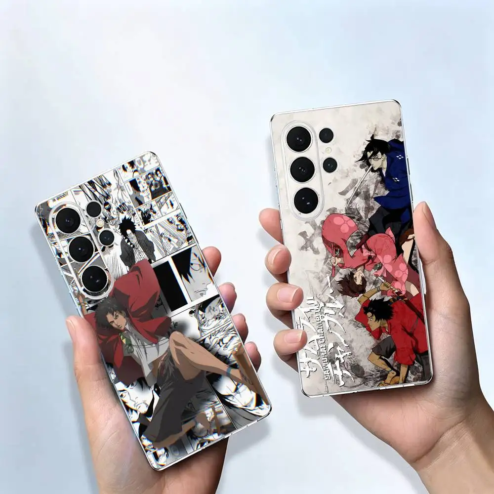 Mugen Samurai Champloo Samurai Champloo  Phone Case High Transparent Soft TPU For Samsung S22,23,24,25,21,10,9,Ultra,Plus