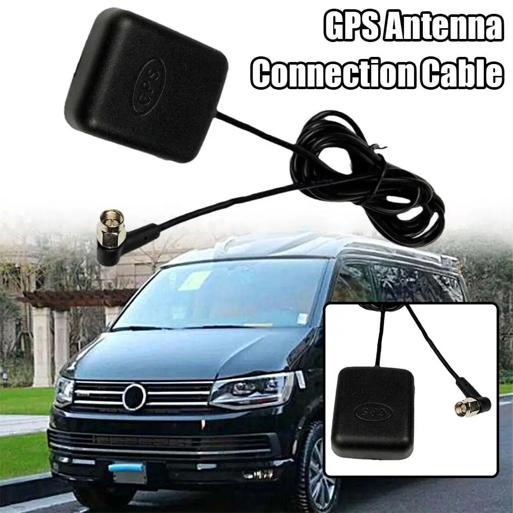 Car GPS Antenna SMA Connector 3 Meter Cable GPS Active Antenna Aerial Connector For Car Navigation Night Vision Camera Player