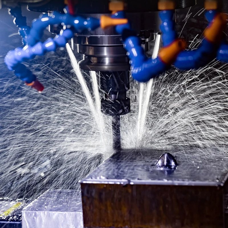 1/2 3/8 1/4'' Kühlrohr mit Außengewinde 300~700mm Flexibler Kunststoffschlauch für Wasser, Öl und Kühlmittel mit Düse für CNC-Fräsmaschinen und Drehmaschinen – Detail 1