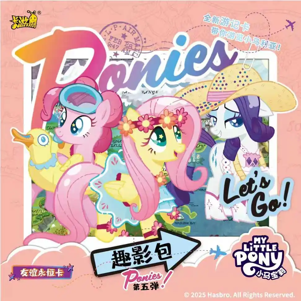 KAYOU Oryginalne Karty My Little Pony Przyjaźń Na Zawsze Zabawny Filmowy Zestaw Epizod 5 Kolekcja Anime Karty Zabawki Prezent