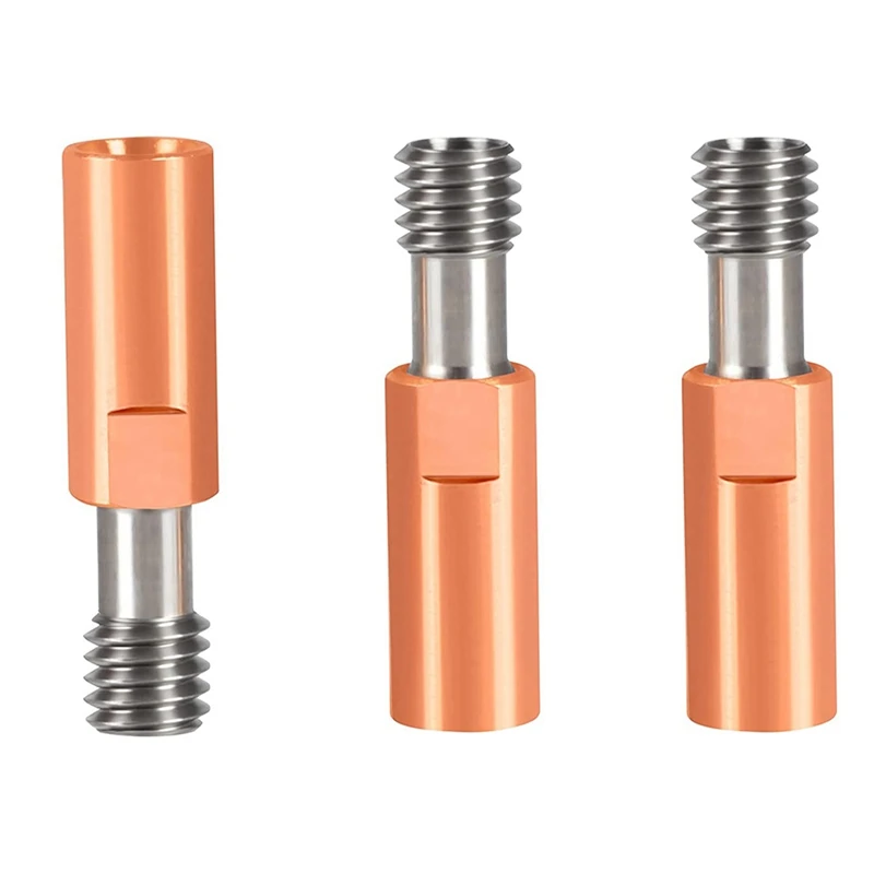 Heatbreak 4.1 Bore Titanium Alloy And Copper Throat Nozzle For Ender 3 V2,Ender 3 Pro,CR10 Series 3D Printer 3Pc