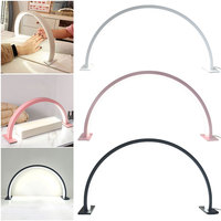 Half Moon Light for Nail Desk LED Nail Light with 3 Color Modes Nail Desk Lamp for Manicure Salon