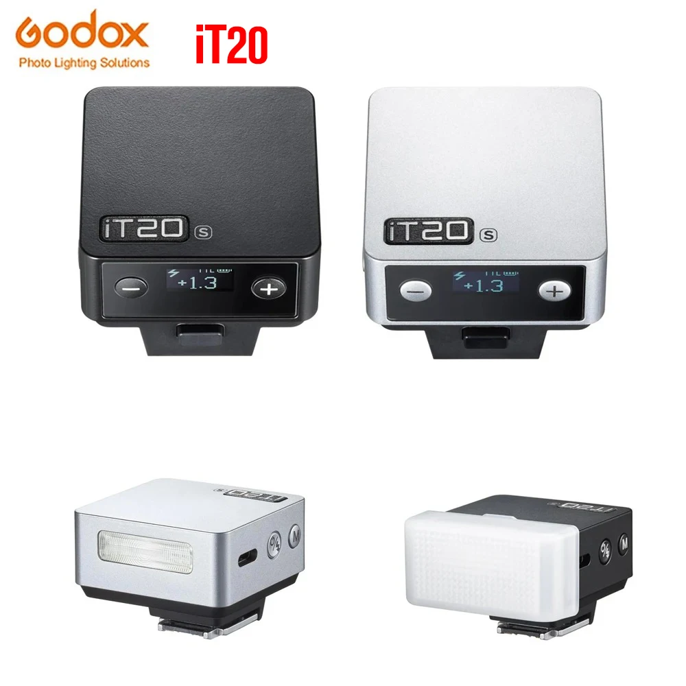 Godox iT20 iT22 C/N/S iT20C IT20-S Карманная вспышка с сенсорным экраном TTL 2,4G Беспроводная вспышка для камеры Canon Sony Nikon Olympus Fujifilm