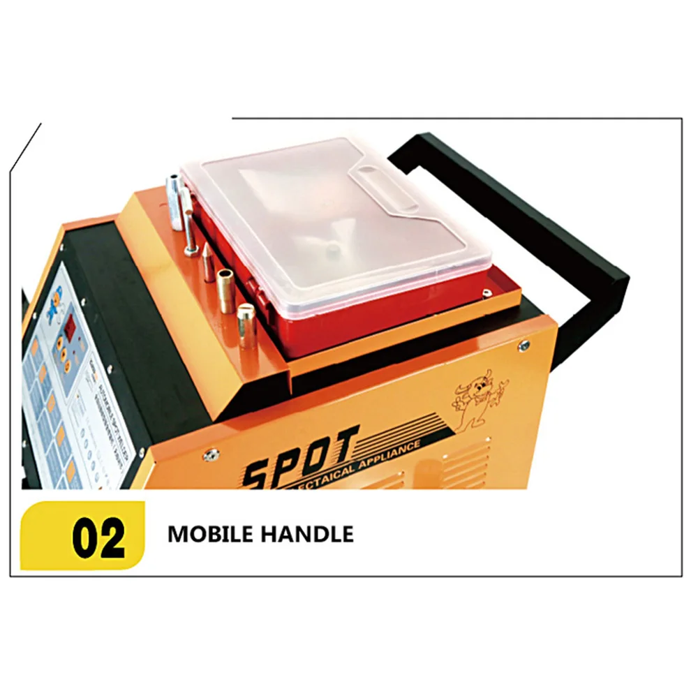 21KVA Automobile Sheet Metal Welding Machine Double gun double voltage Body Repairing Tools Point Welder for Car 220V/110V