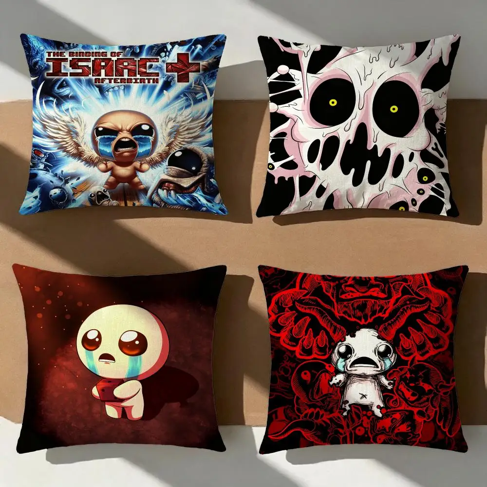 Game The Binding of IsaacS Cushion Cover Pillow Cover Nordic Minimalist Throw DoubleSided Print Cushion Case for Bedroom Decor