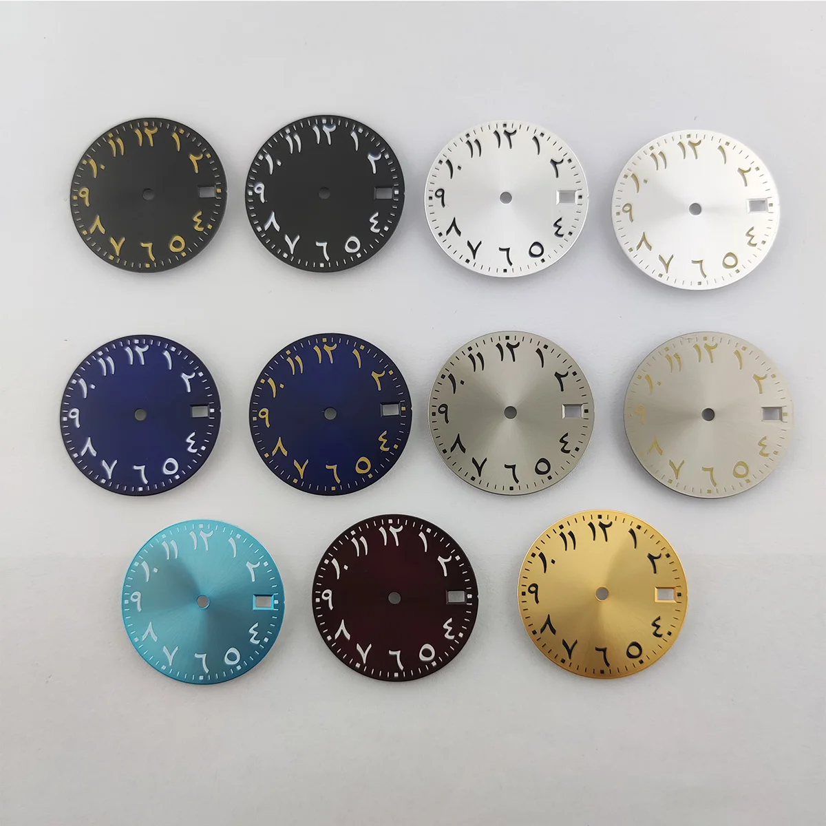 28.5mm nh35 dial nh36 dial custom logo NH35 case hands nh35 watch case NH36 case nh35 movement sports watch accessories parts 13