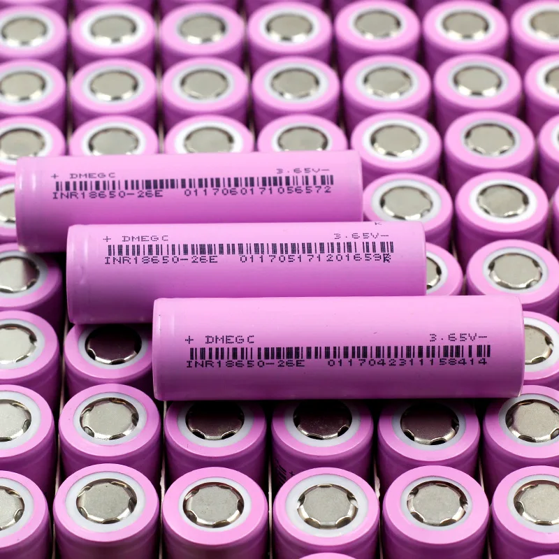 5C Discharge 3.7V 18650 Battery 2600mAh INR18650-26E from DMEGC