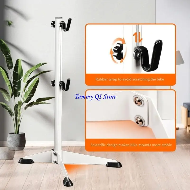 

F1FD Regulable Height Bicycles Parking Rack Heavy Type Bike Maintenances Stand
