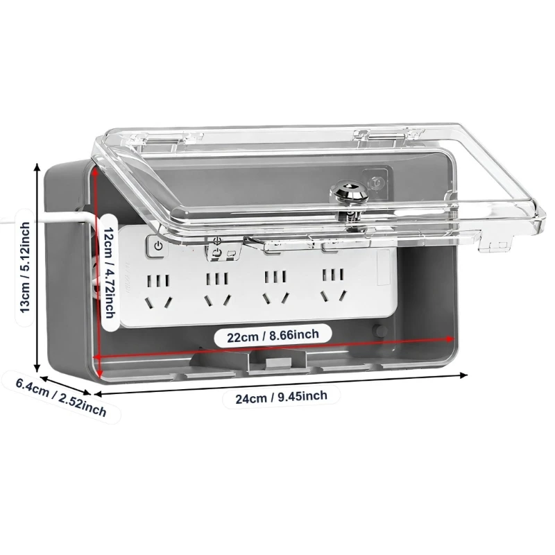 Locking Outlet Bar Cabinet Box for Camping and Temporary Field Projects best sale