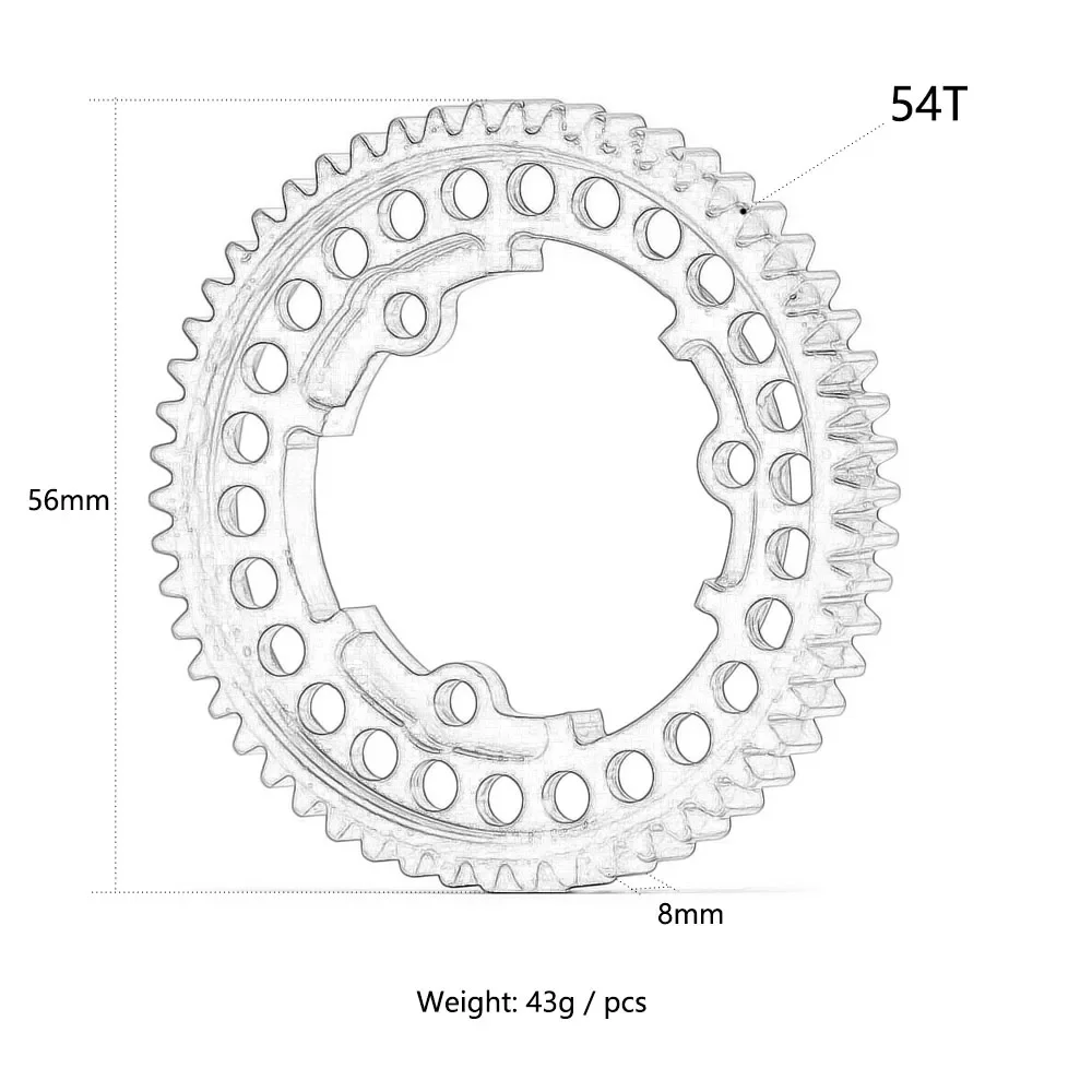 6449 6447X 6448X 6449X Mod Hard Steel Main Spur Gear for RC Cars Adults Traxxas XMAXX MAXX REVO 2.0 XO-1