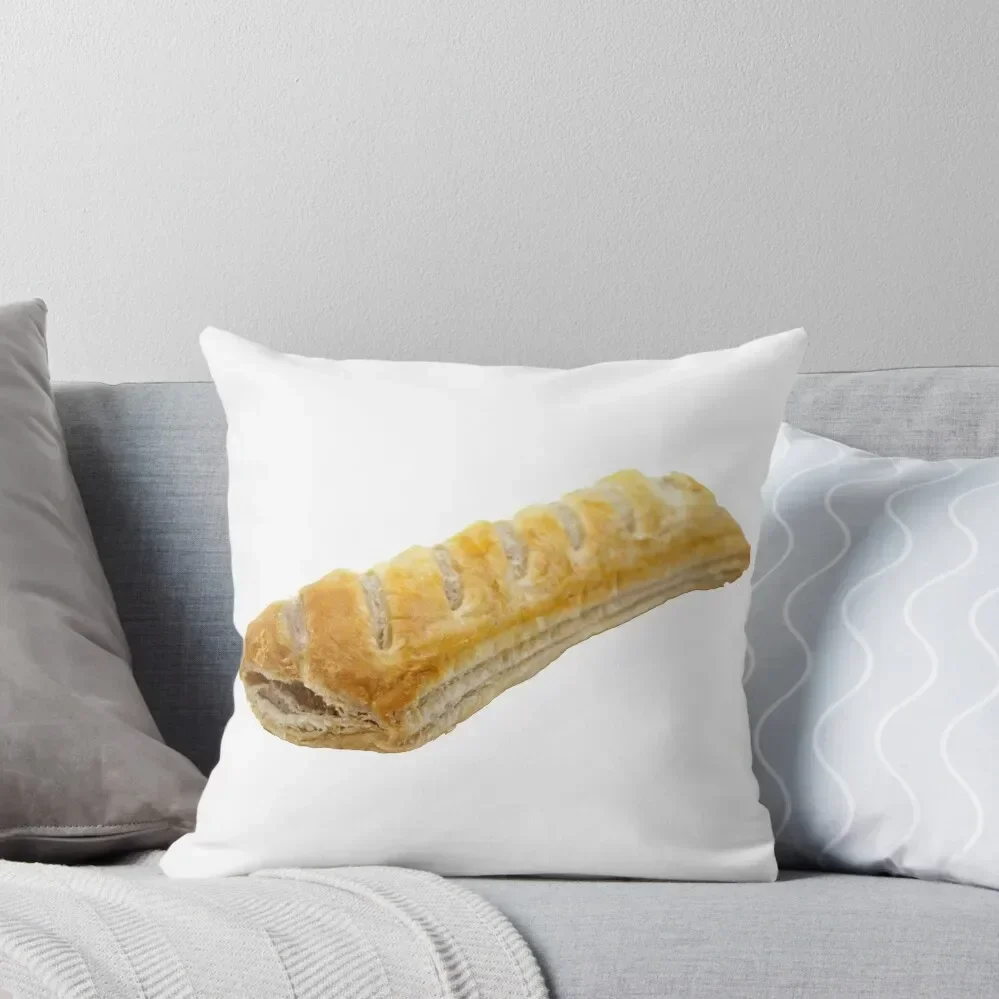 greggs_sausage_roll.wav Throw Pillow Decorative Cushion christmas supplies pillow