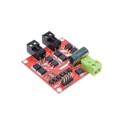 Dual Channel DC Motor Driver Module 160W 7A 12V 24V H-bridge L298 Logic Control Signal Optocoupler PWM Drive Reversing Braking