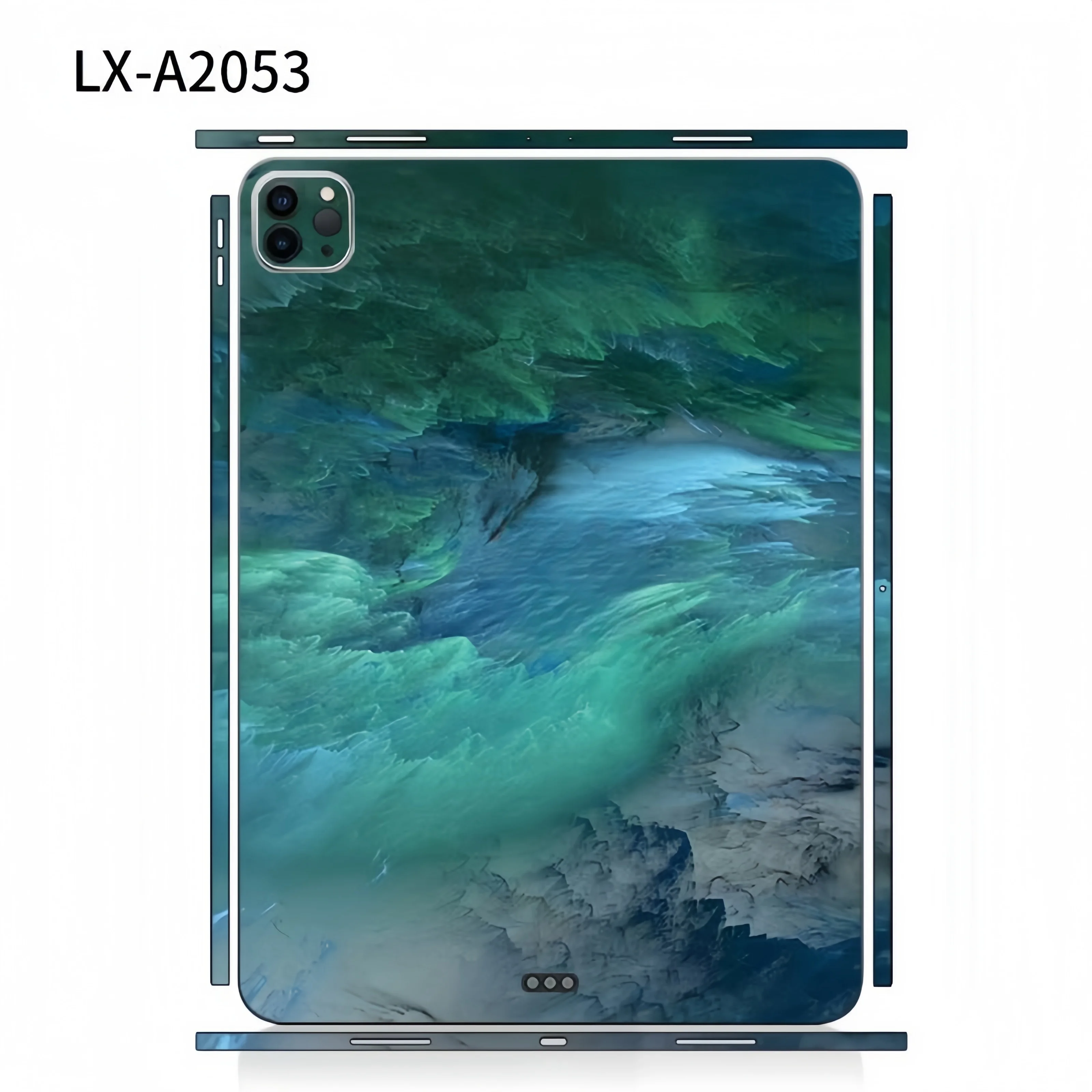 Dla iPad Skins Cover Naklejka Folia ochronna Pro 11 12.9 2022 2021 2020 Air 4 5 Naklejki na tablet Naklejki chroniące przed zarysowaniami — zdjęcie produktu 2