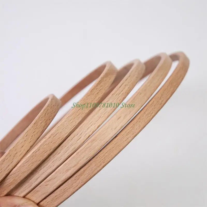 

U55d 10pieces круглые ремесленные обручи кольца деревянные обручи венок обруч