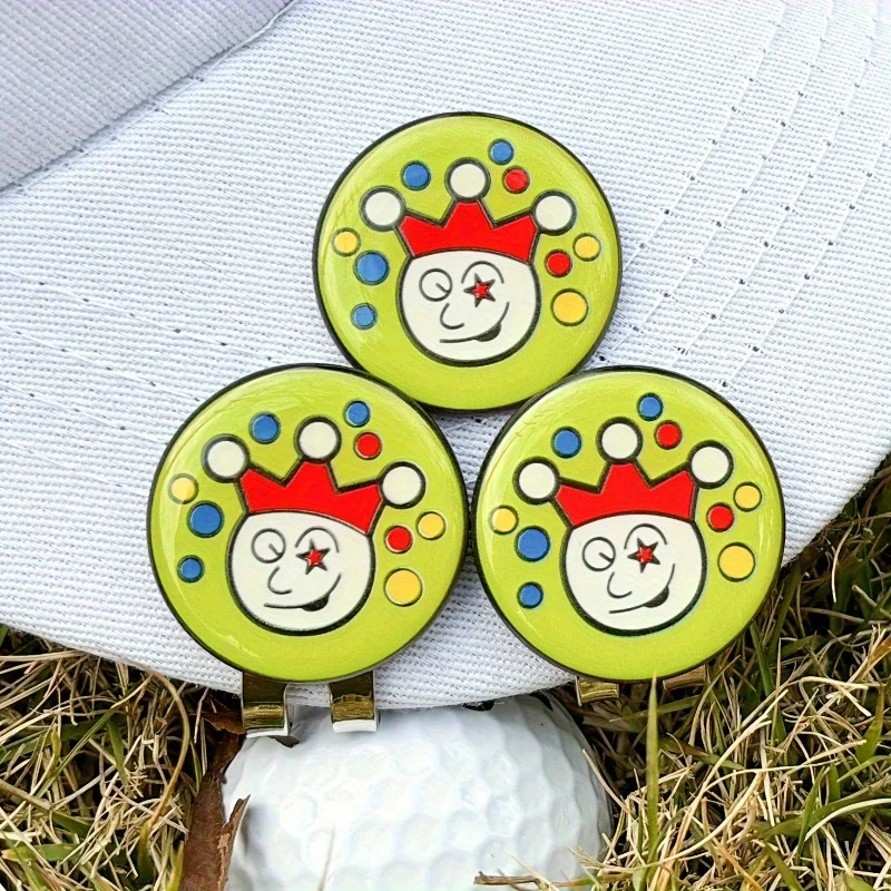 Magnetic Golf Hat Clip With Durable Metal Ball Marker - Perfect Gift For Golf Lovers