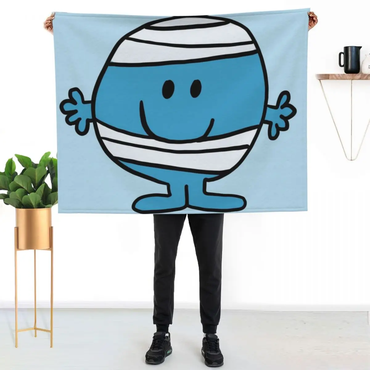 

Little Mr Bumps Throw Blanket Thin Soft Blanket for Summer Night Sleeping