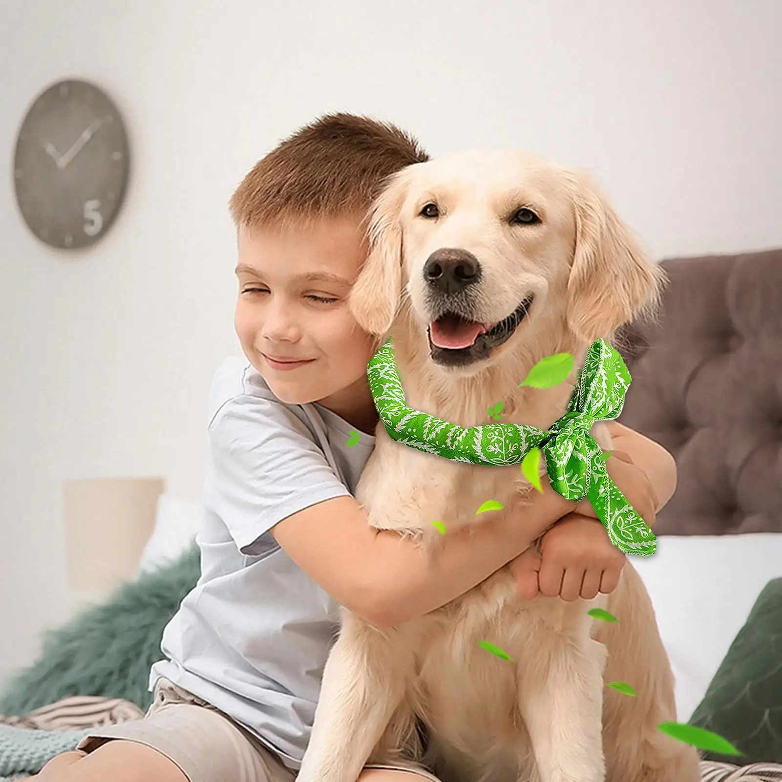 Cooling Dog Bandana Breathable Instant Neck Wrap Outdoor Cat Ice Collar Towel For Puppy Small Medium Large Breed Indoor Outdoor