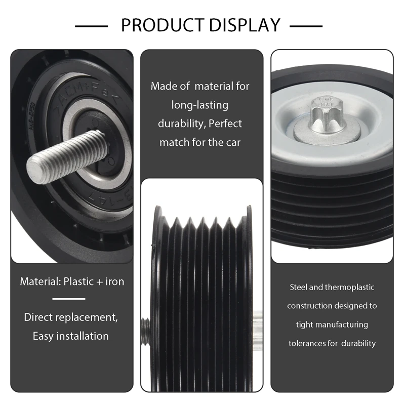 

Belt Tensioner Idler Pulley 2722021019 For For Mercedes Benz C230 C320 E320 E500 S430 M272 M273