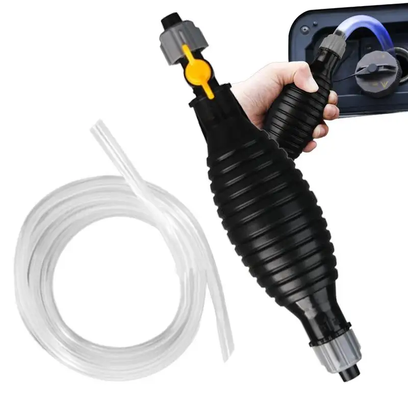 Fuel Transfer Pump Adjustable Manual Petrol Transfer Primer Hand Siphon Pump Portable Car Petrol Transfer Pump For Water petrol