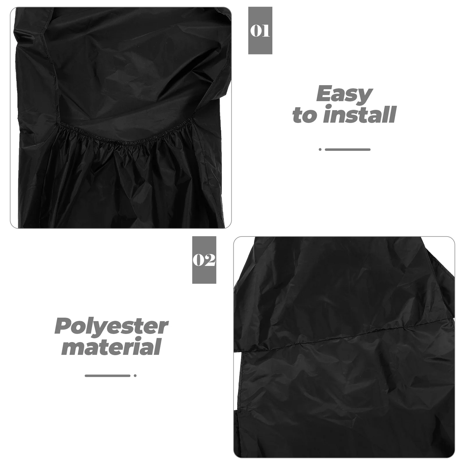 

Waterproof Seat Cover Universal Car Front Seat Protector Black Polyester All Seasons Automotive Accessories Interior Covers Car
