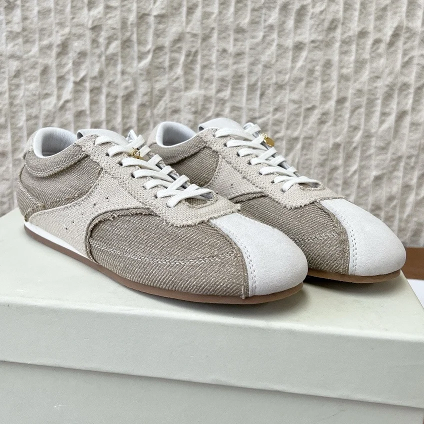 

Women Casual Shoes High Quality Flats Patchwork Round Toe Lace Up Comfort Fashion Design Sneakers Ladies Flat Shoes Size 35-41