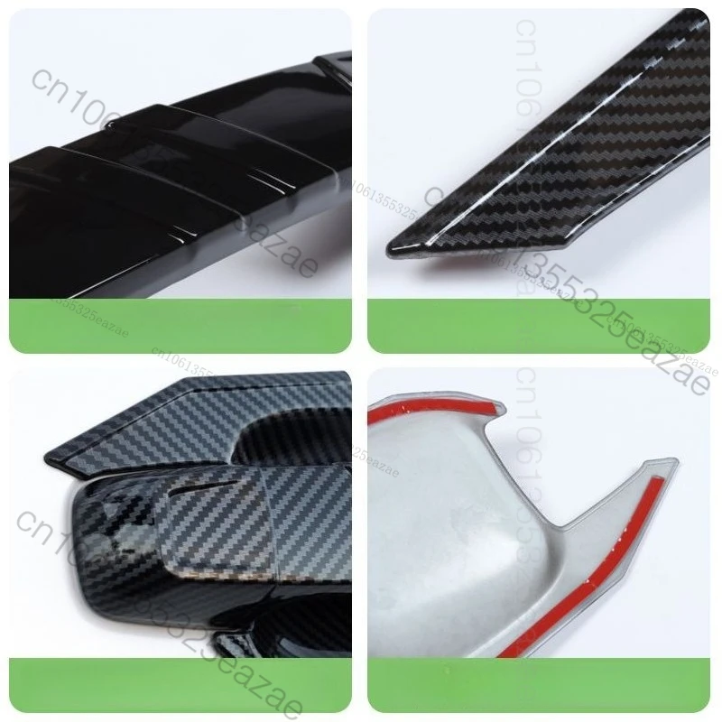 مقابض الأبواب ل BAIC BJ30 Bejing BJ30 التجمد مقبض ملصقات التصحيح غطاء تعديل السيارة مقبض الباب مقاوم للصقيع ABS 4 قطعة