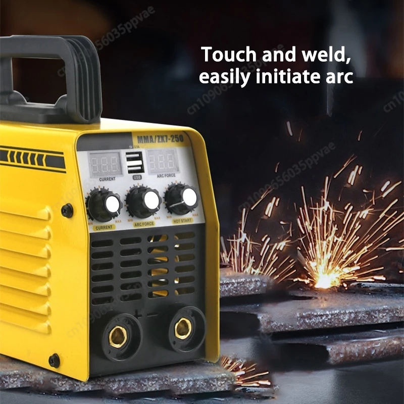 IGBT-omvormer DC-lasmachine 220V draagbaar ontwerp met koperen uitgangssysteem Geschikt voor doe-het-zelf-projecten en autoreparatie thuis