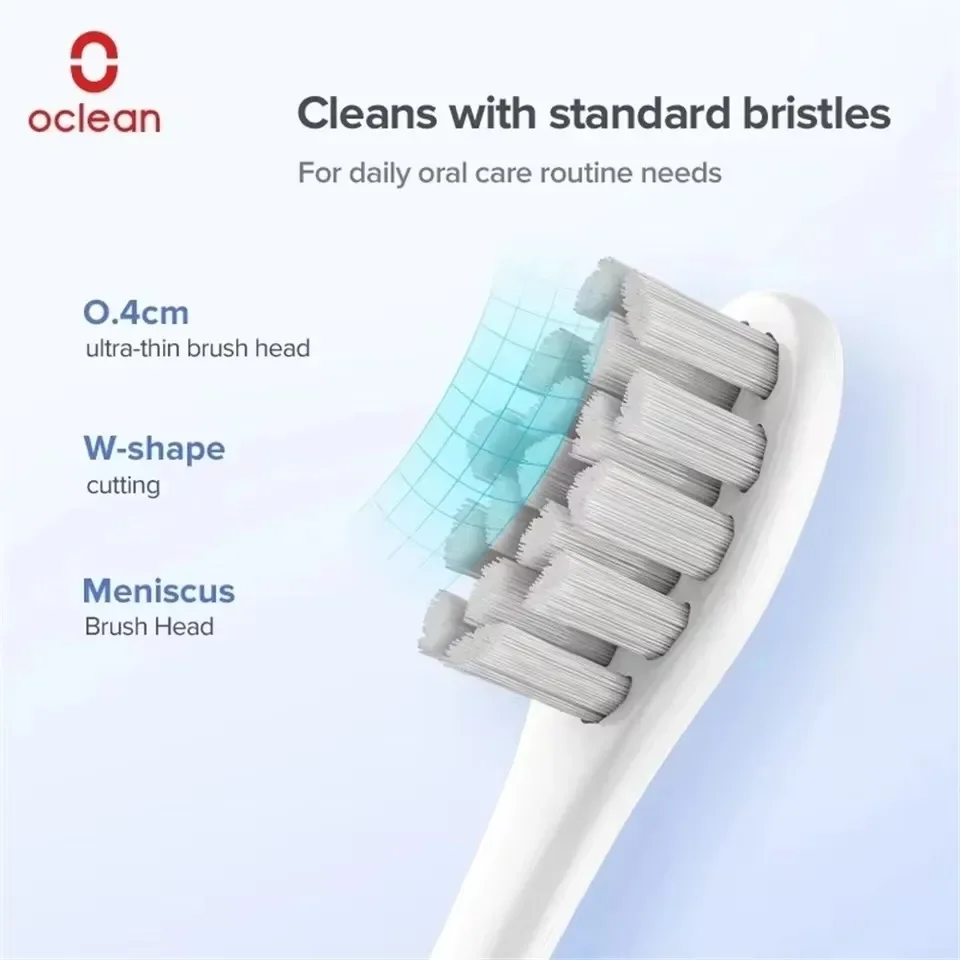 Replacement Brush Heads For Oclean X/ X PRO/ Z1/ F1/ One/ Air 2 Sonic Electric Toothbrush Head DuPont Original Bristle Nozzles