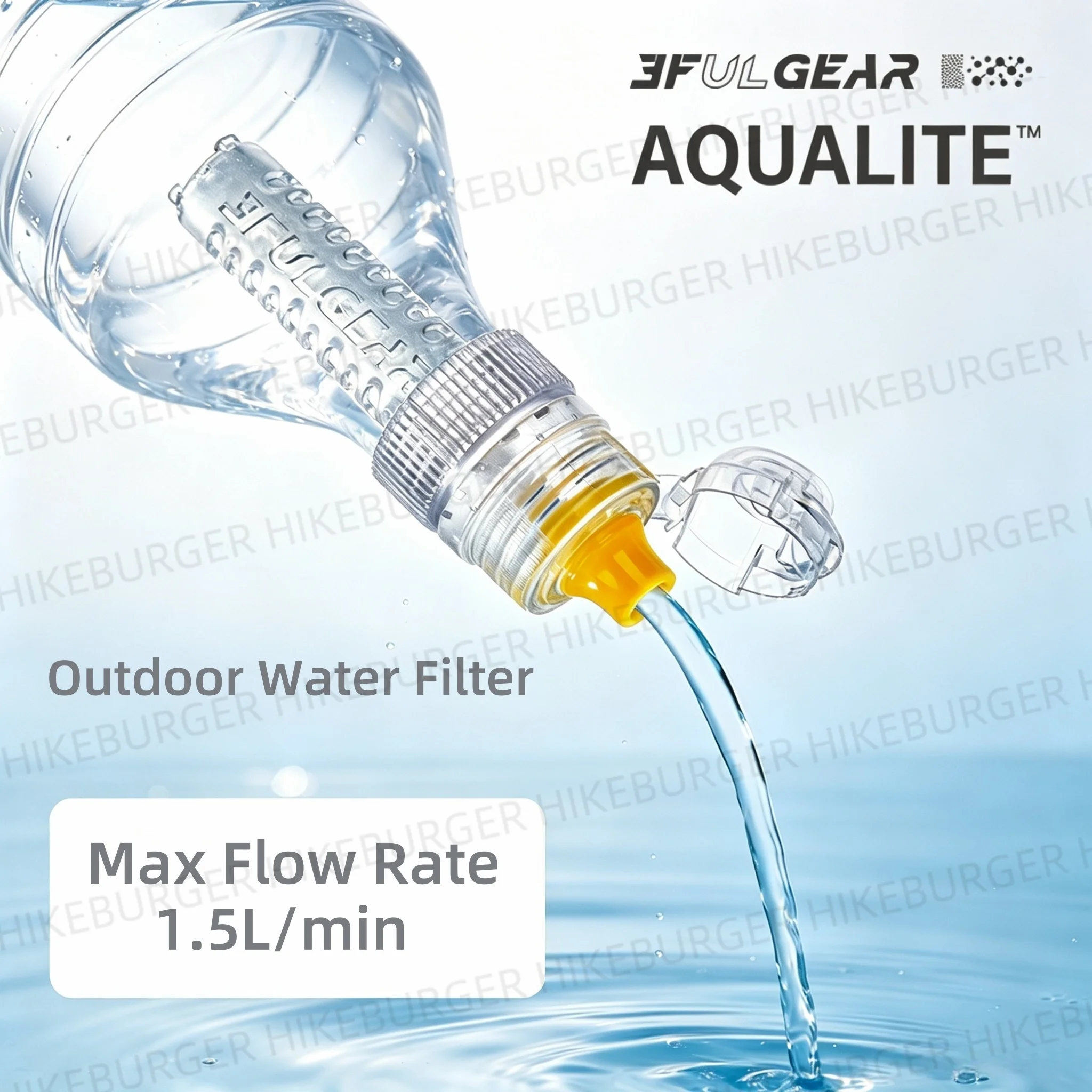 3F UL GEAR Water Filtration System Squeeze Ultralight mini Water Filter Hiking Camping Backpacking lightweight Water Purifier
