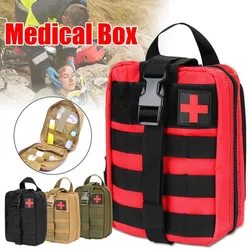 Survival First aid Kit Container Travel Oxford Waterproof Tactical Waist Pack Outdoor Climbing Camping Equipment Safe Bag