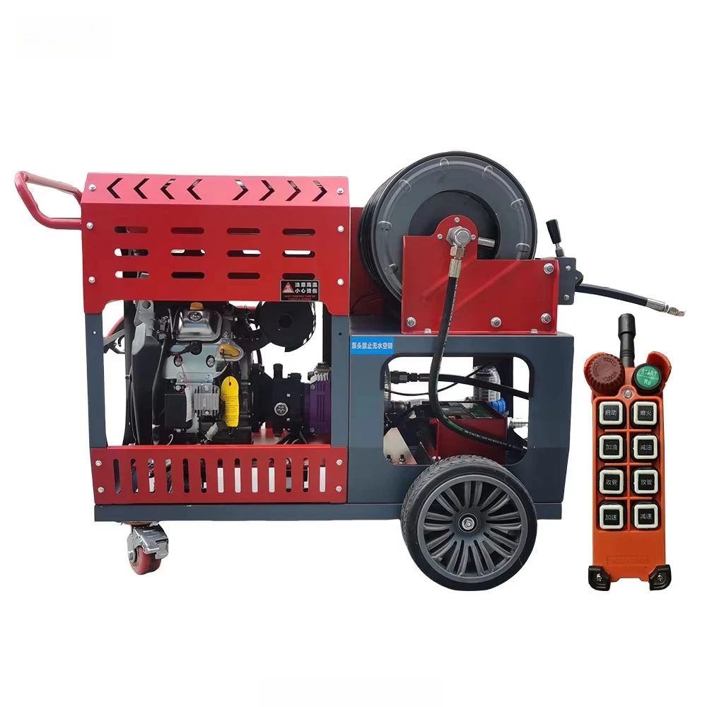 Large Sewer Drain Pipe Cleaning Machine Duct Cleaning and Pipe Washer Industrial Equipment