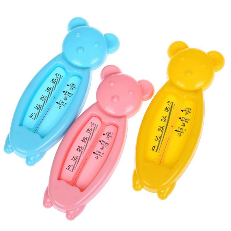 Lovely Cartoon Floating Bear Baby Care Safe Plastic Baby Bath Supplies Water Thermometer Funny Non-Toxic-AO2 Indoor Thermometer