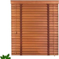 Wholesale Cheapest Price Colorful Pure Natural Material Wooden Slat Manual Spring Style Wooden Blinds For Windows Decoration