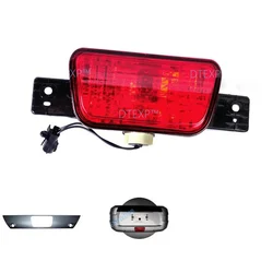 Tampa da lâmpada do pneu sobressalente de prata, lâmpada de nevoeiro traseira para Pajero V90 2007-2020, 6430A133YB, Montero V80 8337A068 para Shogun, 1 Pc