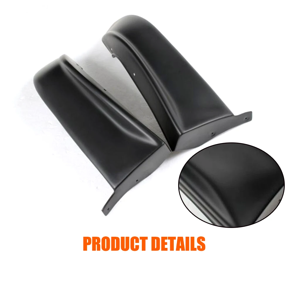 PU Unpainted Black Primer Auto Car Rear Splitters Bumper Lip Apron Flaps Cupwings For Subaru Impreza 8th 2003-2005