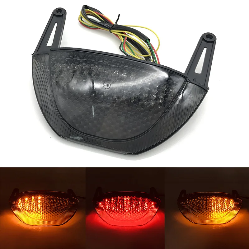 E-Mark LED Integrated Blinker Taillight For HONDA CBR600RR CBR 600RR 2007 2008 2009 2011 2012 Brake Turn Signal Light Tail Light