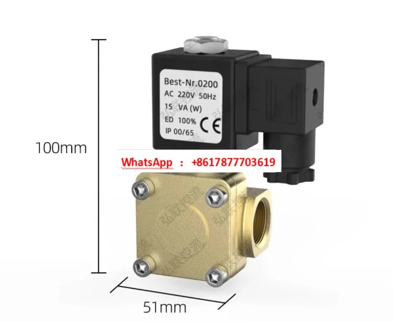 0927200 Two-position two-way solenoid valve, water valve 2 points 3 points 4 points, pilot-operated high pressure 16kg