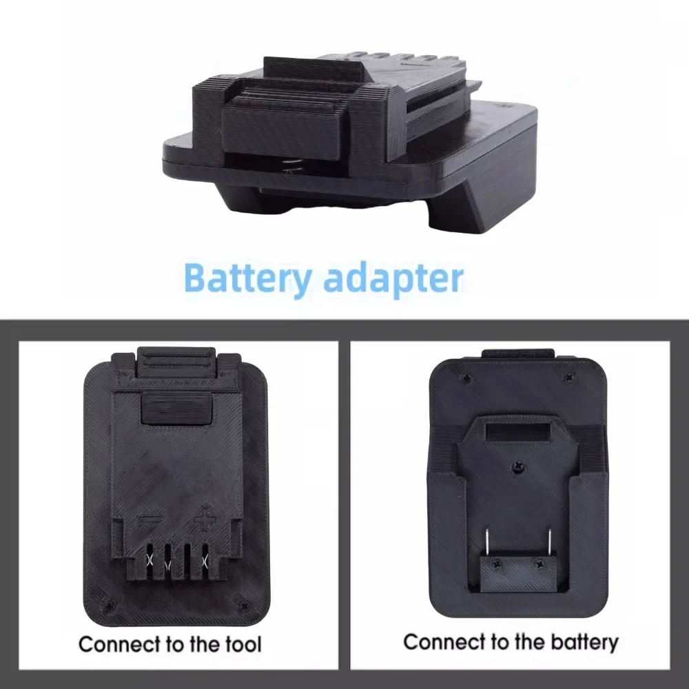 1 X Battery Adapter/Converter for Lidl Parkside X20V TEAM Li-ion Battery TO BLACK+DECKER 20V Cordless Power Tools (Only Adapter)