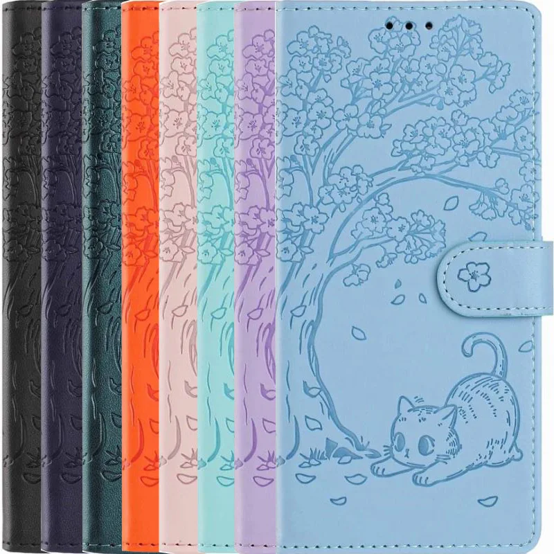 

Cute Case For Xiaomi Mi Poco M3 M2 M5S M6 Plus M7 Pro X5 X6 X7 C3 C31 C61 C65 C71 C75 C85 F7 F8 Ultra 5G Wallet Cats Tree Fundas