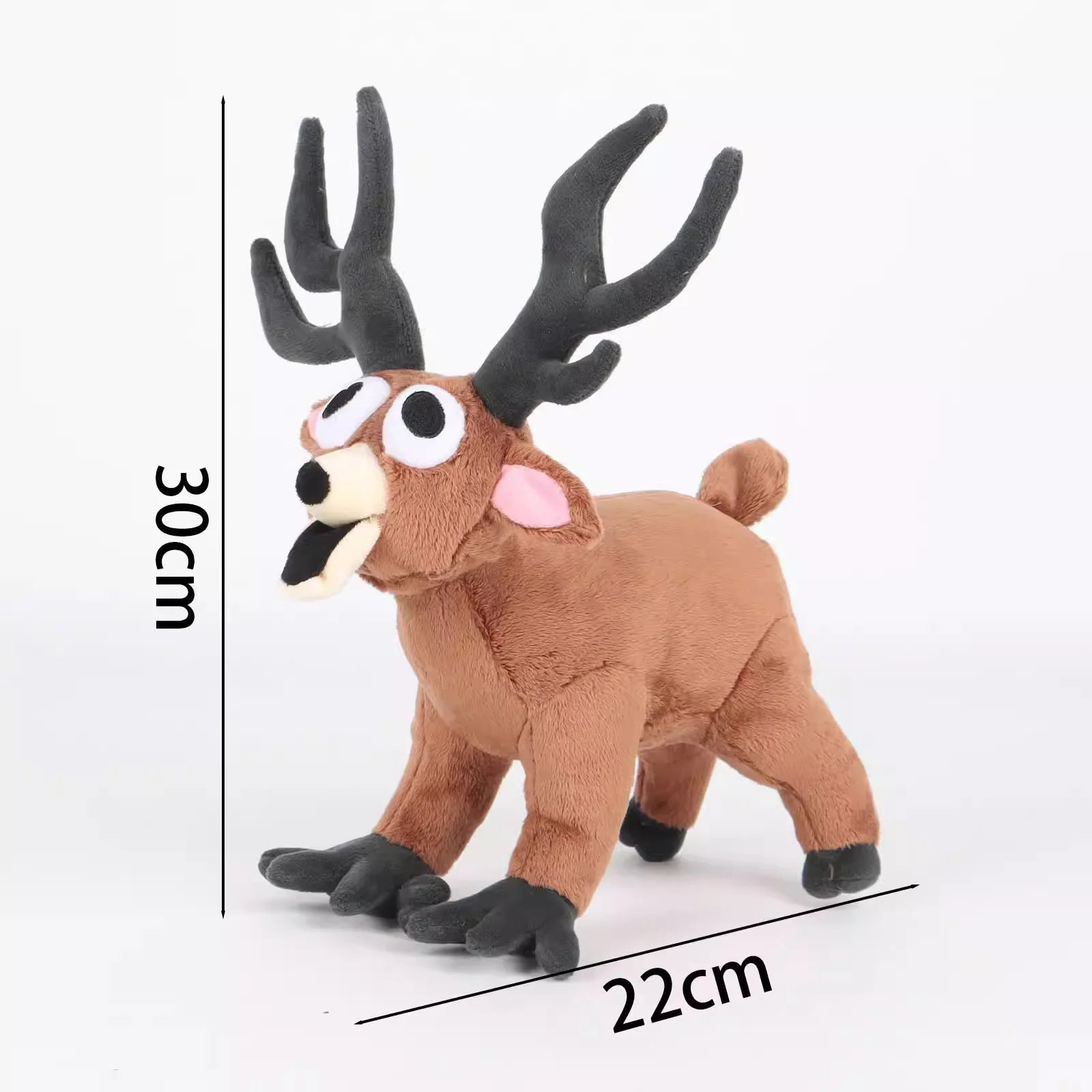 

New 38cm 99 Nights Cartoon In The Forest Deer Plush Toys Cotton Stuffed Doll Anime Animal for Kids Birthday Gift Halloween Gifts