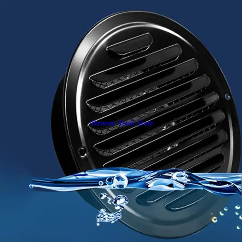 57BE Round Wall Vent Covers with Elegant Designs Portable for Safe Exterior Venting