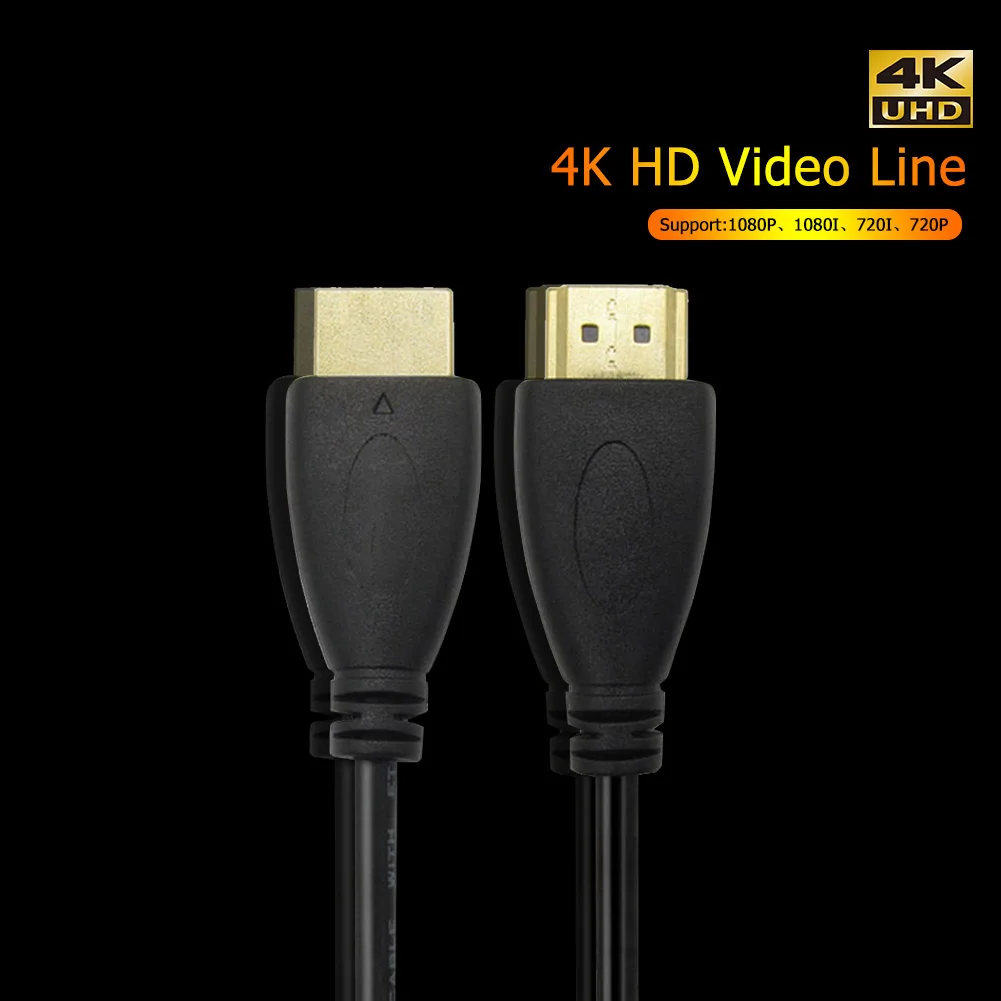 4K High Speed HDMI-compatible Cable with Ethernet Durability Line Corrosion Resistance for HDTV 0.5m 1m 1.5m 2m 3m 5m 10m 15m