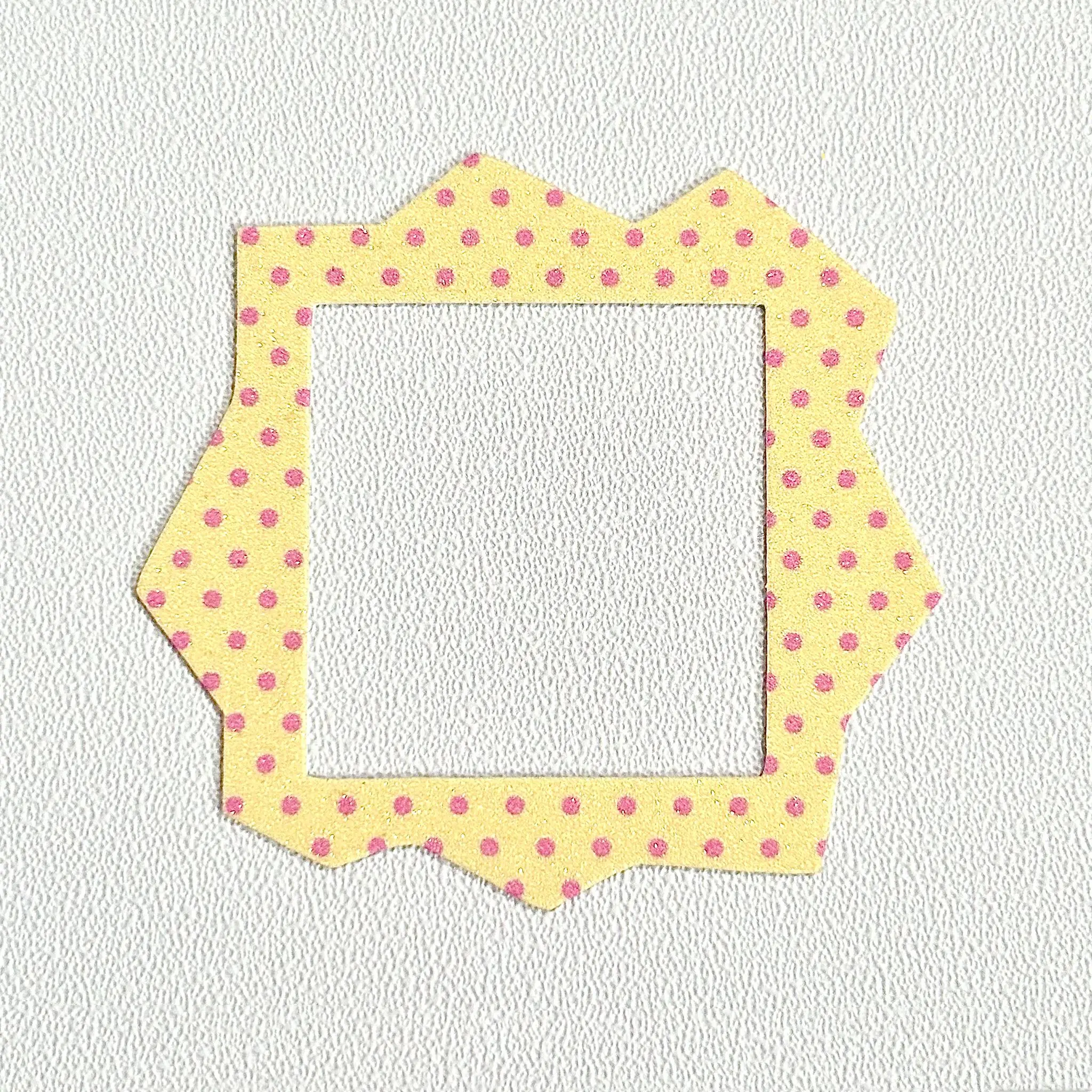 Cartoon Polka Dot Checkered Tamagotchi Paradise Panel Sticker Cute Simple Cartoon Design Paper Sticker Decoration For Toys