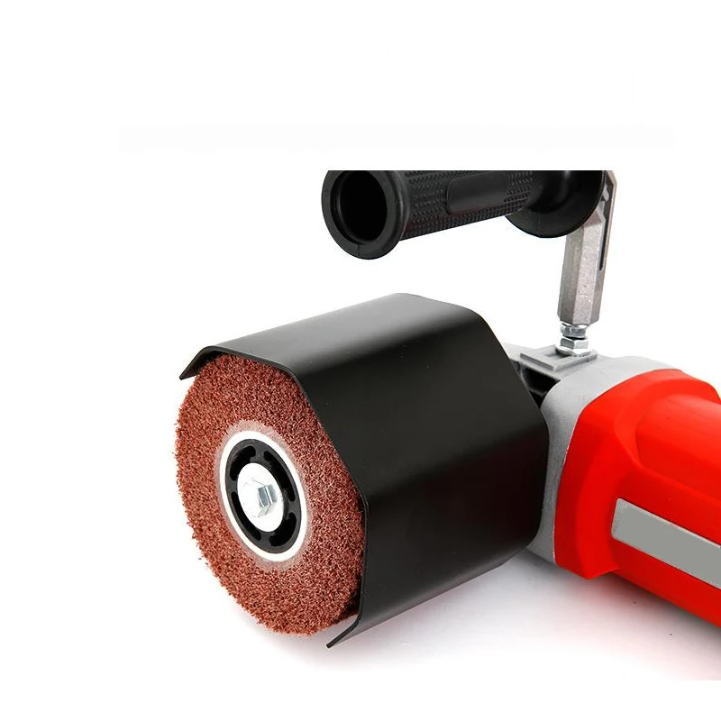 

Electric Metal Wire Drawing Machine Small Portable Polishing Machine For Wooden Stainless Steel Polishing With Grinding 1400W