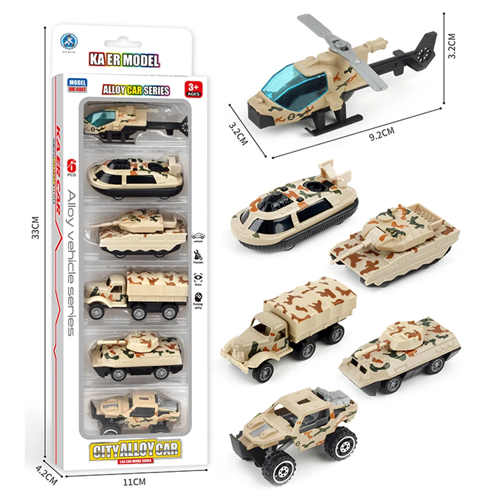 1:64 Legierung Auto Miniatur Militär LKW Panzer Sammlung Rutsche Fahrzeug Spielzeug Flugzeug U-Boot Modell Junge Kinder Spielzeug Geburtstags geschenk