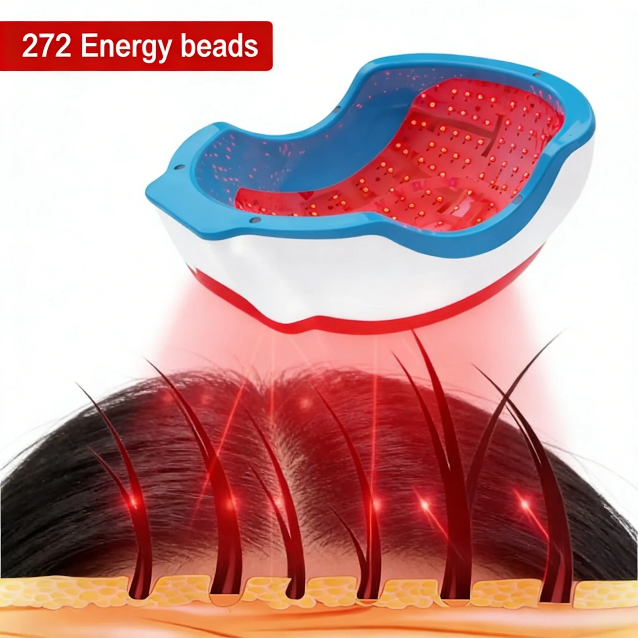 Hair Growth Helmet Hair Regrowth Cap Anti Hair Loss Treatment Device Thinning Hair Home Use Hair Thickening Device Profession - view 6