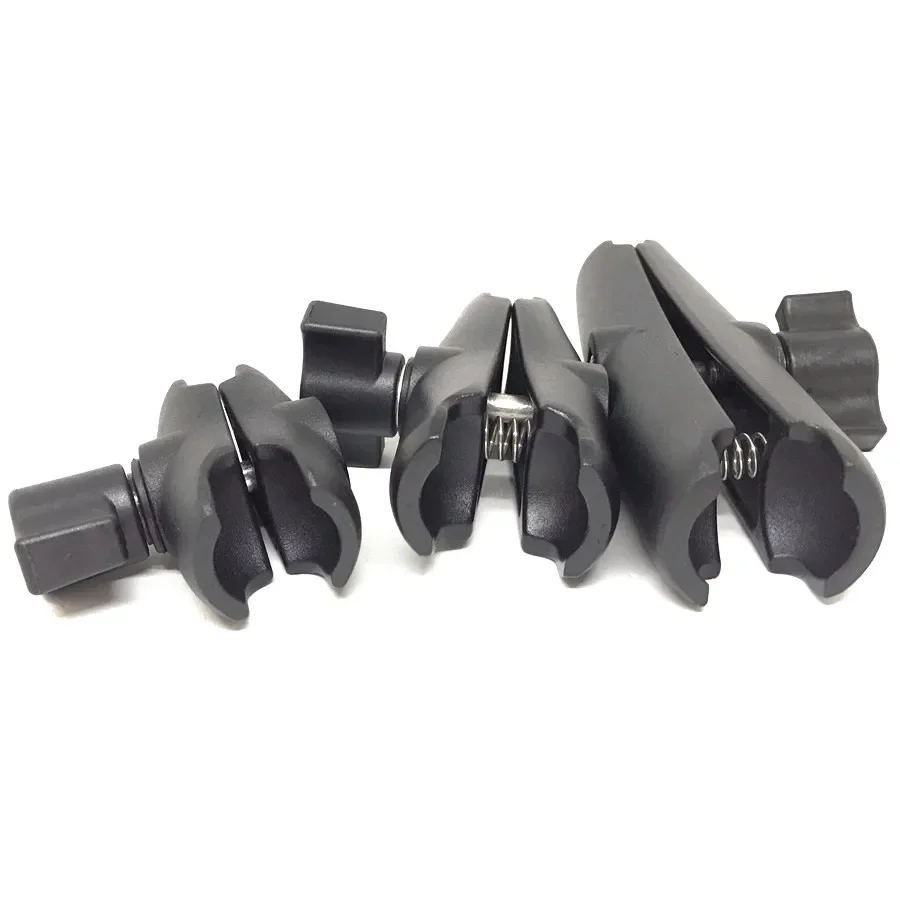 6 سنتيمتر 9 سنتيمتر 15 سنتيمتر الألومنيوم مقشر سبائك مزدوجة المقبس الذراع ل 1 بوصة تحميل كروي قواعد محول تصاعد قاعدة حامل